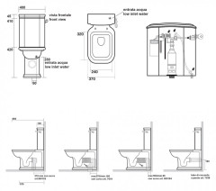 Унитаз компакт Kerasan Waldorf 4117