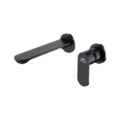 Смеситель для раковины встраиваемый FASHUN A1185-7, чёрный