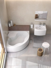 Ванна акриловая Ravak GENTIANA 140 x140 белая