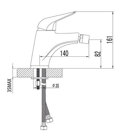 Смеситель Lemark Poseidon LM4208C