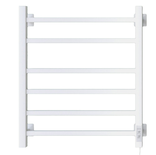 Полотенцесушитель Электрич.кабельный Ника STEP-2 60/50 RAL9016 белый матовый правый тэн