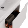 Тумба W, 125 см, подвесная, для умывальника "Гармония" 125 см или стеклянной столешницы W, 2 ящика, белый глянец