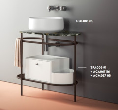 Консоль Artceram Flair 3.0 850*460*755 для настольных раковин moka