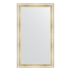 Зеркало настенное EVOFORM в багетной раме травленое серебро, 82х142 см, BY 3316