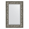 Зеркало настенное с фацетом EVOFORM в багетной раме Византия серебро, 59х89 см, BY 3416
