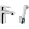 Смеситель для раковины Hansgrohe Vernis Blend с гигиеническим душем Хром (71215000)