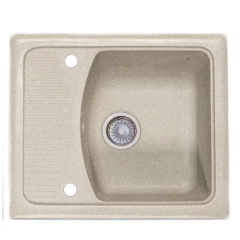 Кухонная мойка Formastone Fosto  КМ 58-50, прямоугольная с крылом,бискотти