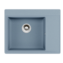 Кухонная мойка Formastone FostoGran FG Юнона, прямоугольная с крылом, серый