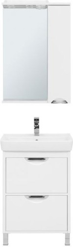 Мебель для ванной Aquanet Гретта 60 New белый (2 ящика)