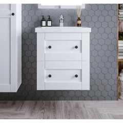 Тумба Бриклаер Хелена 60 Рамочный белый (2 упаковки)