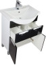 Тумба с раковиной Aquanet Асти 65 черный