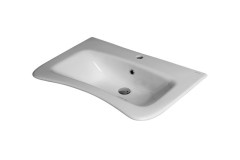 Neroceramica Amica, раковина подвесная 80х55, цвет белый