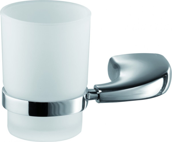 Sanibano Apolo, настенный стеклянный стакан, цвет хром