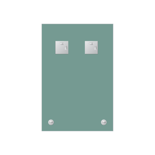 Зеркало настенное с фацетом и полочкой Attractive EVOFORM 40х60 см, BY 0502