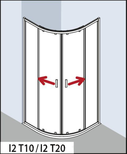 Душевой уголок Kermi Ibiza 2000 I2 T10 100181AK