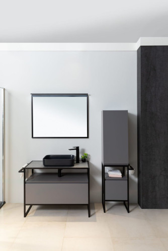 Тумба под раковину Allen Brau Priority 120 1.31004.PGM платиновый серый