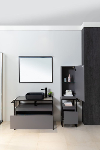 Тумба под раковину Allen Brau Priority 120 1.31004.PGM платиновый серый