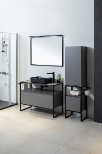 Тумба под раковину Allen Brau Priority 120 1.31004.PGM платиновый серый