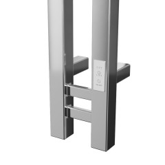 Полотенцесушитель электрический (I-образный) Bauedge Stella Square DB-0085, 13x80 см