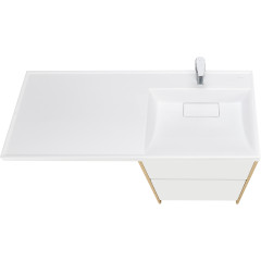 Тумба под раковину Aquaton Лондри 60 без фасада, дуб Сантана (1A266901LH0C0)