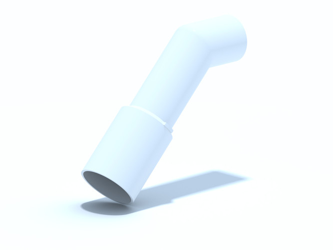 Переходная трубка Ани Пласт 45° 40*50 (M445)