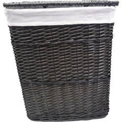 Корзина для белья WasserKRAFT Isar 40x29x47 WB-130-M с крышкой