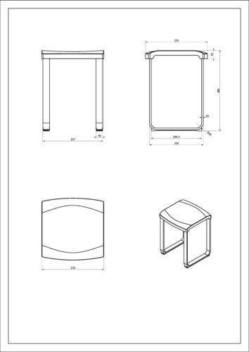 Аксессуары для ванных комнат Black&White SN-0193