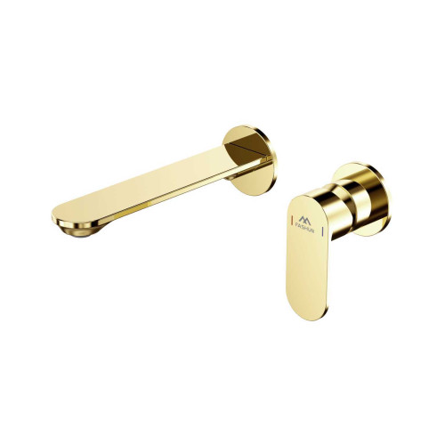 Смеситель для раковины встраиваемый FASHUN A1185-35, золото