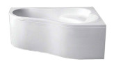 Ванна акриловая Santek Ибица асимметричная 160х100 правосторонняя белая