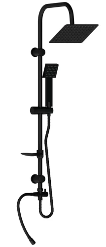 Душевая стойка для кабины GPD - Покрытие черный матовый DST19-3-S