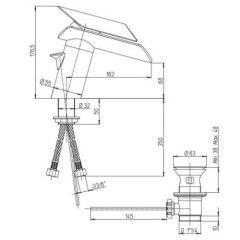 Смеситель Paini Morgana 73OP211