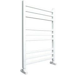 Полотенцесушитель Ника MODERN ЛМ-5 80/40 RAL9016 белый матовый с вентилями (комплект люкс)