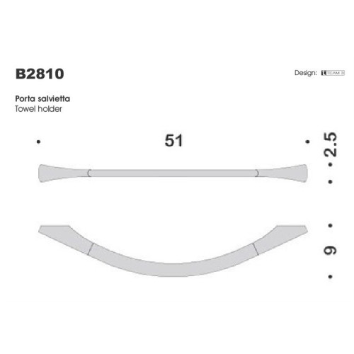 Полотенцедержатель Colombo Design Land B2810.000